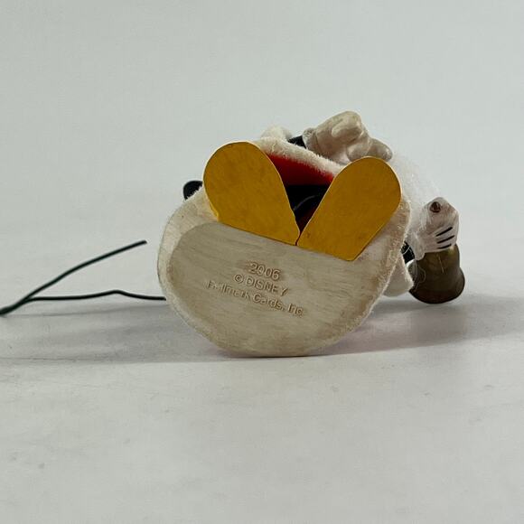 Hallmark Keepsake 2006 Ringing In Christmas Mickey Mouse Ornament Disney 2.5" - Picture 5 of 9